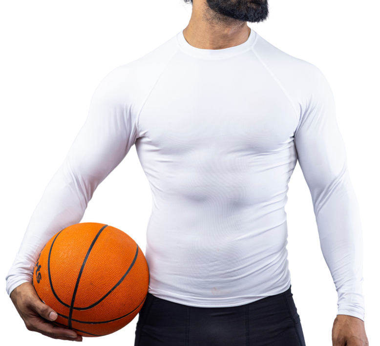 Rage Full Sleeve Compression Tshirt - White
