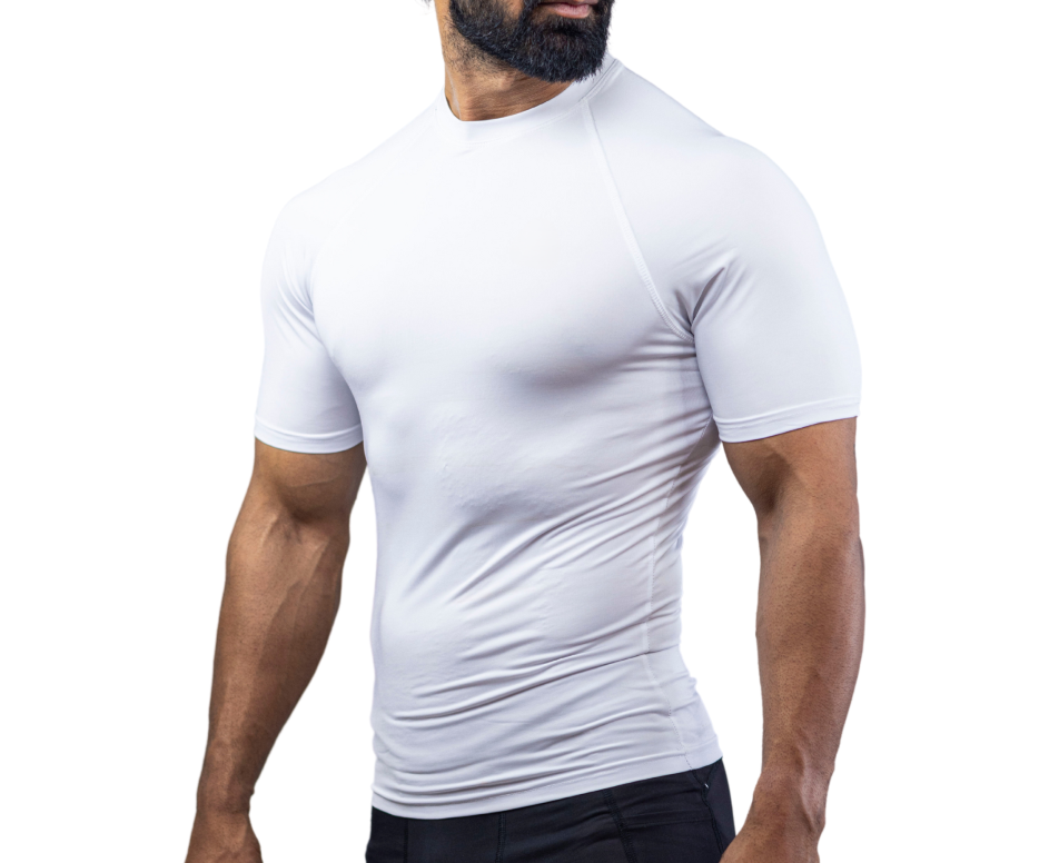 Rage Compression Tshirt - White